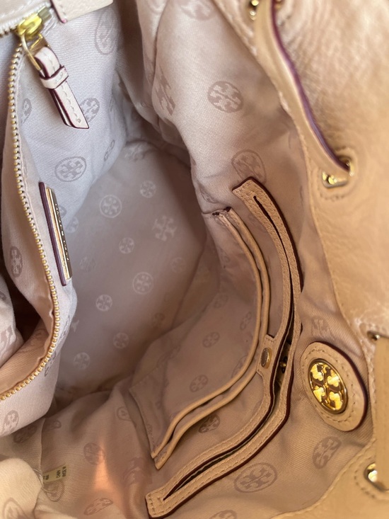Tory Burch Soft Leather Drawstring Crossbody Bucket Bag main image 1